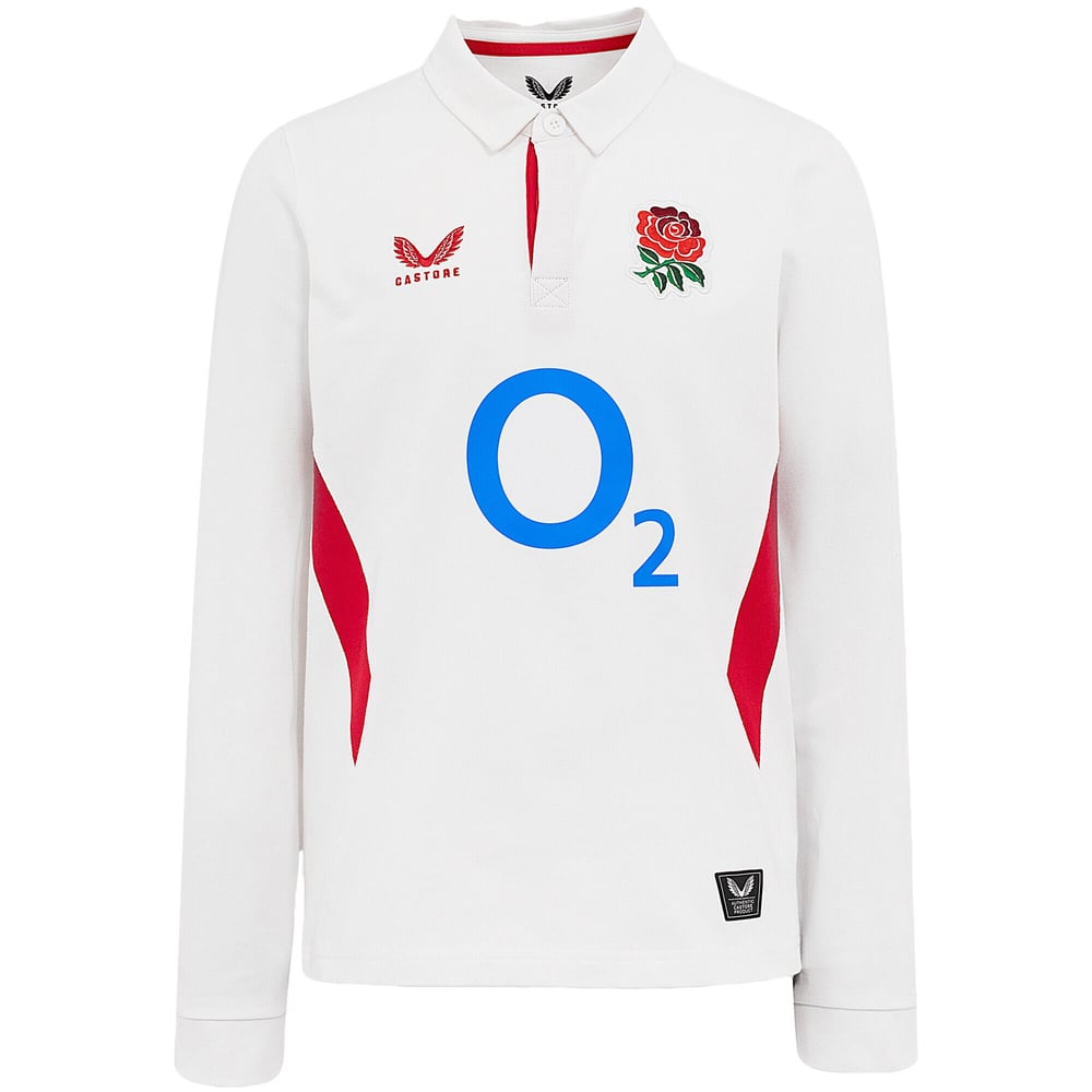 Kid's England Rugby 2025/26 Home Classic Long Sleeve Shirt