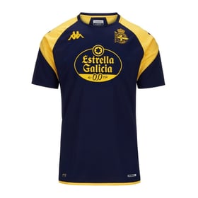 Kinder Deportivo de La Coruña 2023/24 Dritt Authentisches Trainingsshirt - Navy