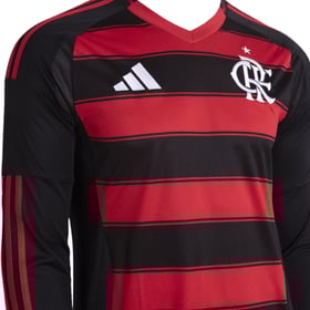 Herren Flamengo 2025 Heim Langarmtrikot