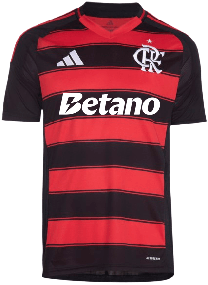 Kinder Flamengo 2025 Heimtrikot Mit Sponsor