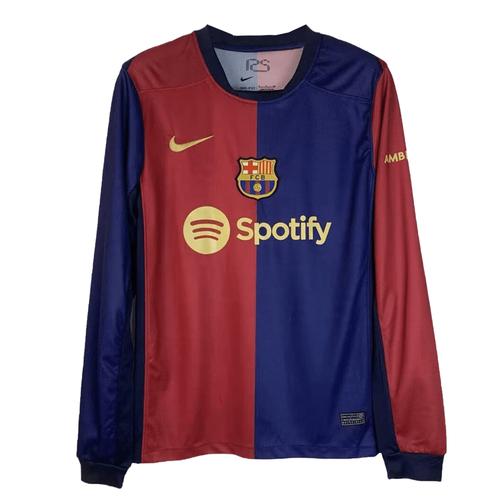 Barcelona Heim Langarmtrikot 2024/25