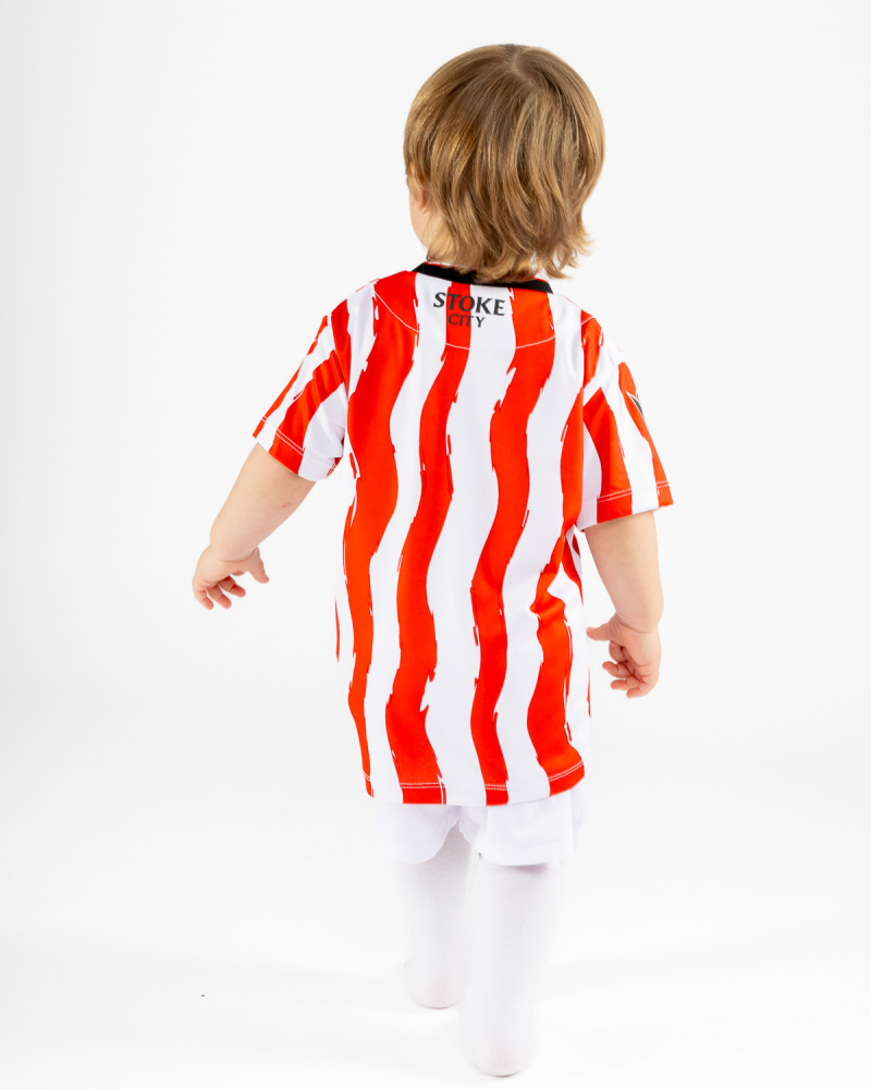 Kinder Stoke City 2025/26 Heim Trikotset
