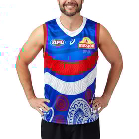 Kid's Western Bulldogs 2024 Third Indigenous Guernsey