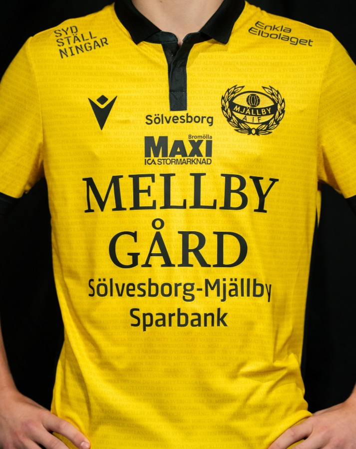 Kid's Mjällby AIF 2025 Home Shirt