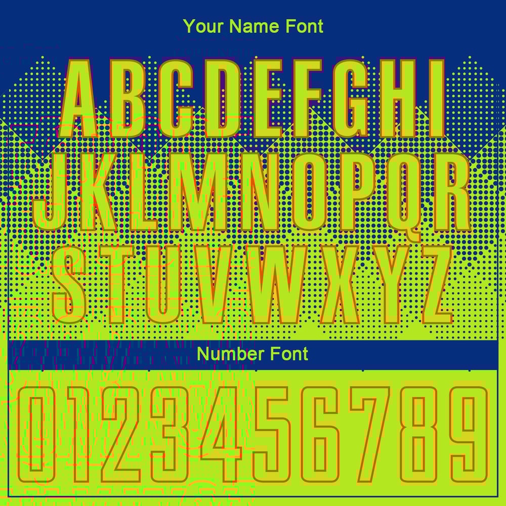 Sublimation Green-Orange Jersey Neon Custom Royal Uniform Soccer