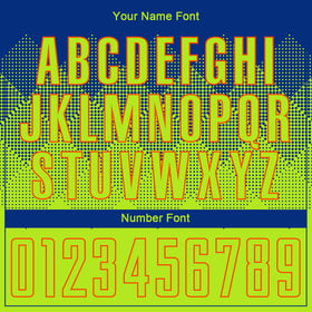 Sublimation Green-Orange Jersey Neon Custom Royal Uniform Soccer