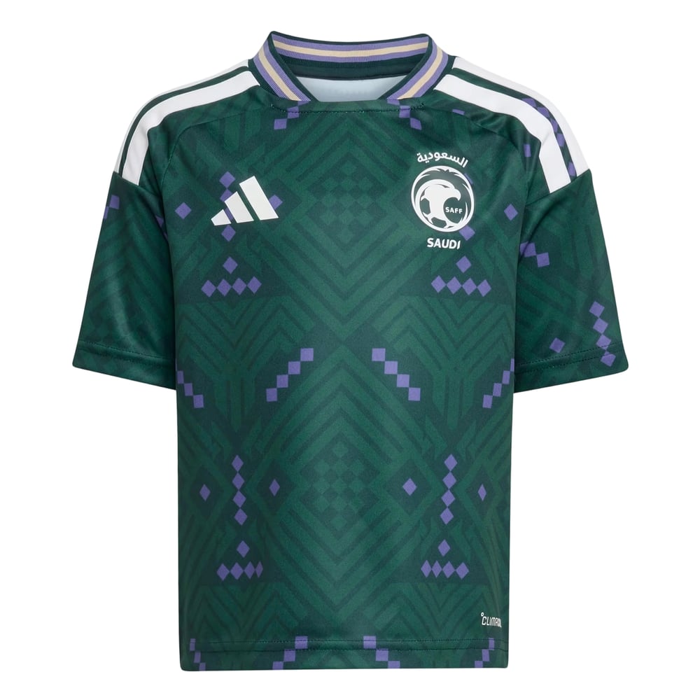 Conjunto local infantil Arabia Saudita 2026 Copa del Mundo
