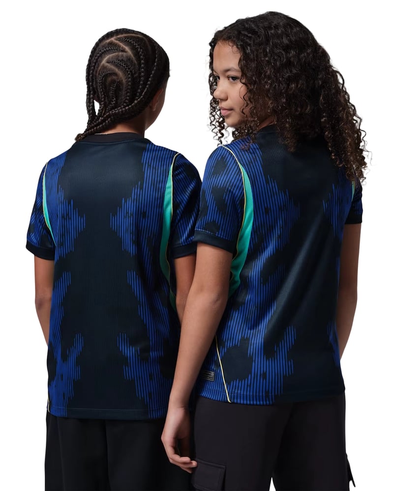 Maglia Coppa del Mondo 2026 Trasferta Brasile Bambino