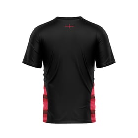 Men's England Rugby 2024/25 Third Warm Up Shirt - Black
