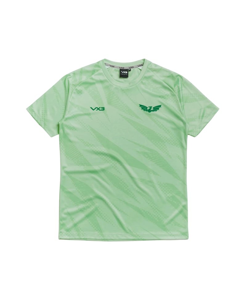 Kid's Scarlets 2026/27 Third Pre Match Shirt - Green