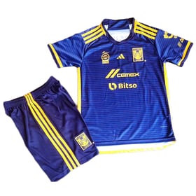 Kinder Tigres UANL Auswärtstrikot+Kurze Hosen 23/24