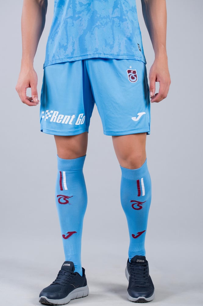 Kinder Trabzonspor 2024/25 Dritt Authentic Matchshorts - Blau