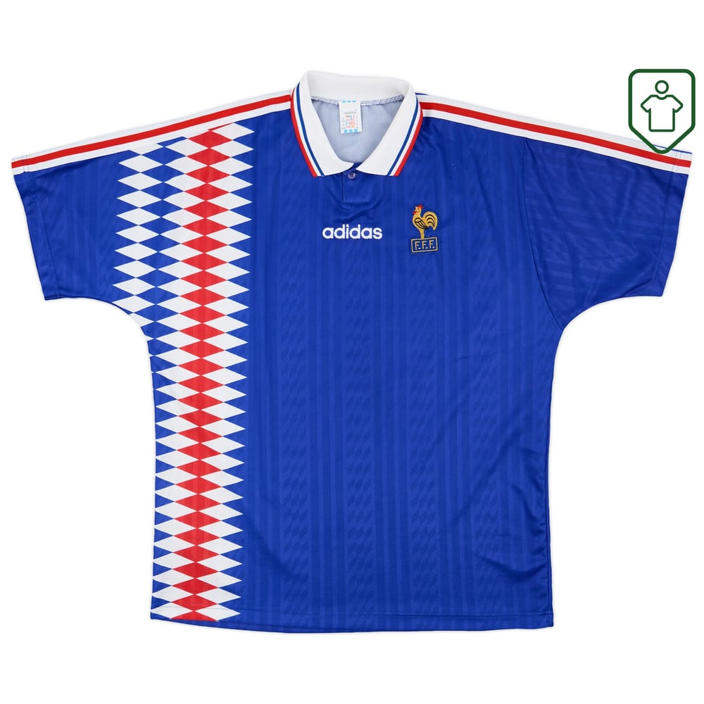 Männer Frankreich 1994/96 Heim Retro Shirt