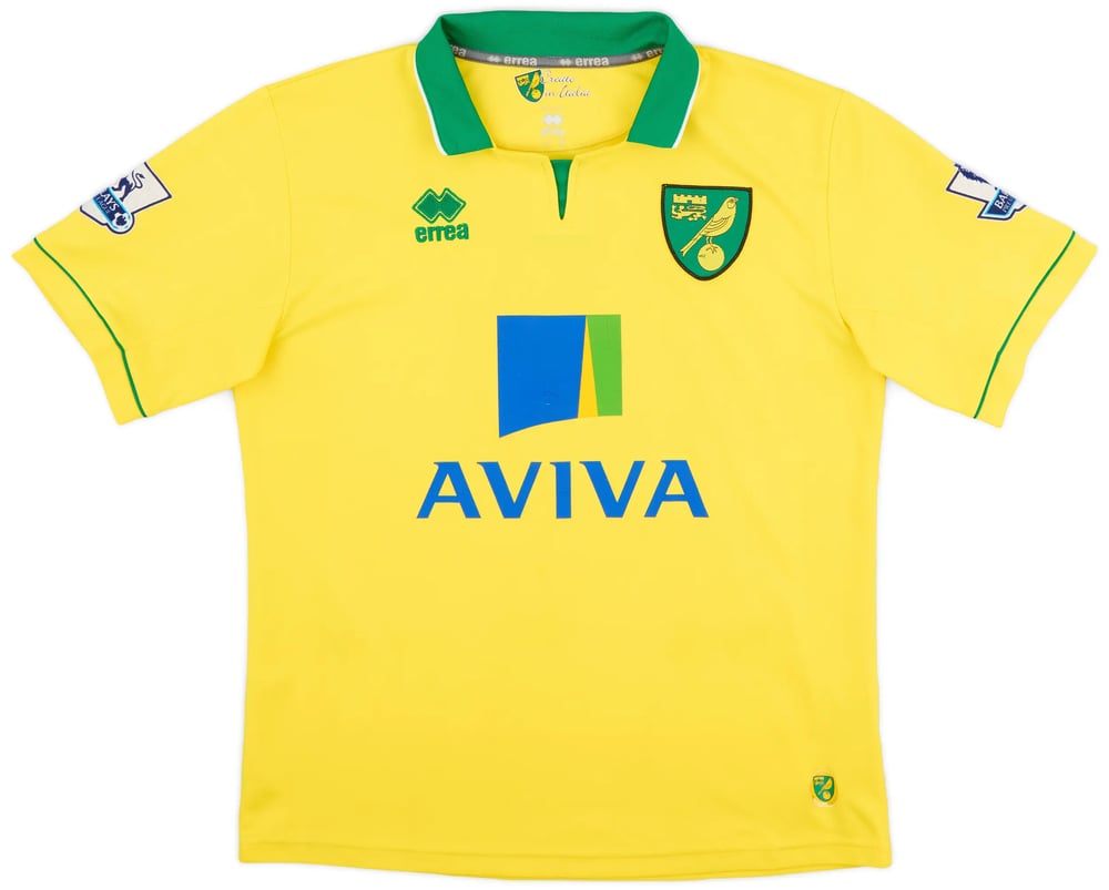 Herren KANE Norwich City 2012/13 Heimtrikot