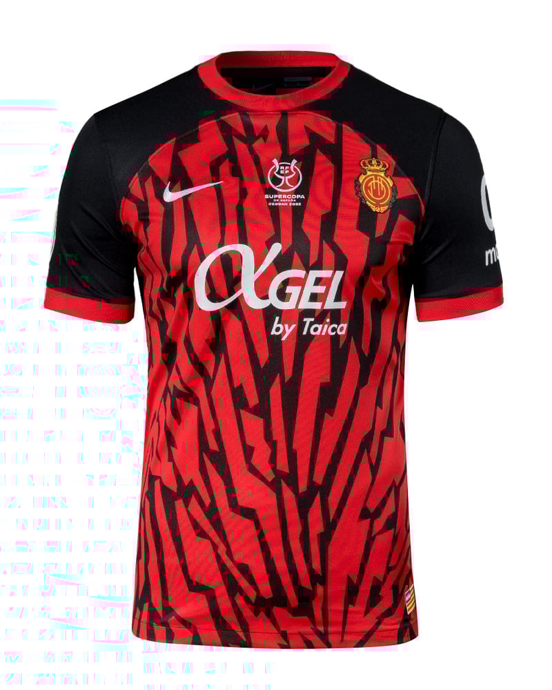 Kinder Real Mallorca 2025 Heim Supercup Trikot