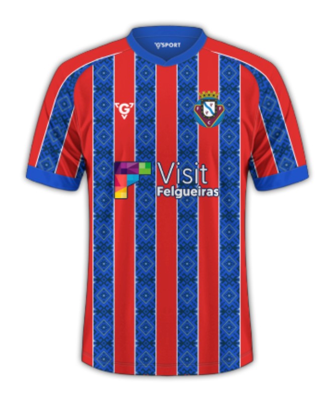 Herren FC Felgueiras 2024/25 Heimtrikot