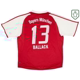 Men's Bayern Munich 2003/04 Home Retro Shirt Ballack #13