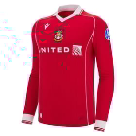 Kinder Wrexham AFC 2025/26 Heim Langarmtrikot