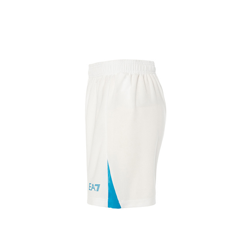 Kinder Neapel 2024/25 Heim Shorts - Weiß/Hellblau