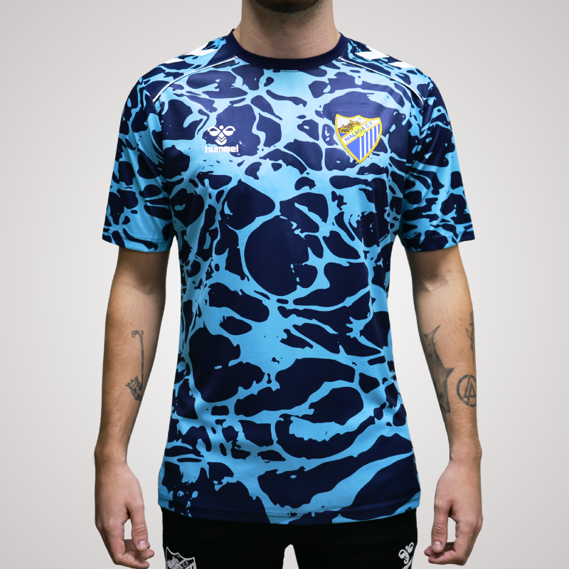 Kinder Málaga CF 2025/26 Drittes Aufwärmtrikot - Marineblau