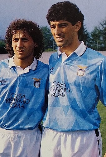 Lazio 1989/90 Heimtrikot