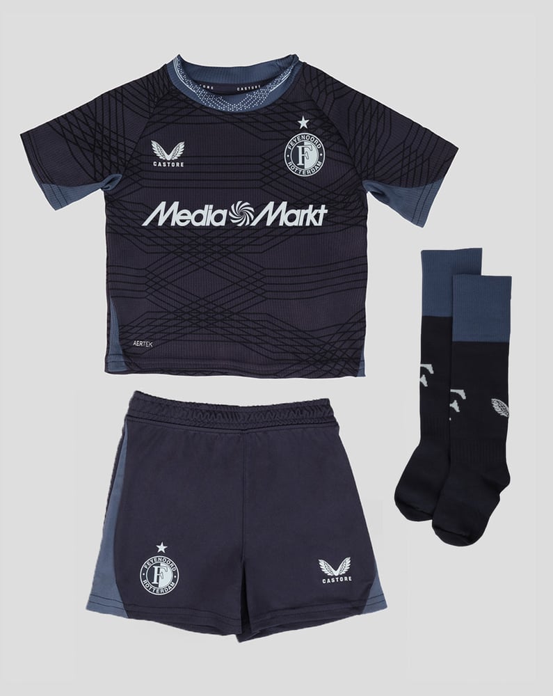 Kit trasferta Feyenoord 2025/26 bambino