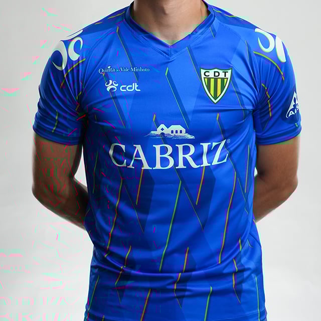 Herren CD Tondela 2023/24 Heimtrikot