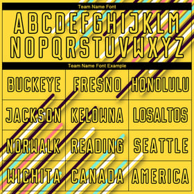 Soccer Black Jersey Yellow Uniform Custom Sublimation Lines