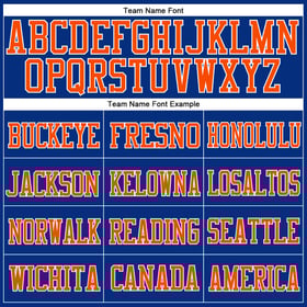 Custom Orange-White Mesh Jersey Royal Football Authentic