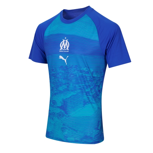 Damen Olympique Marseille 2025/26 Dritt-Aufwärmtrikot – Blau