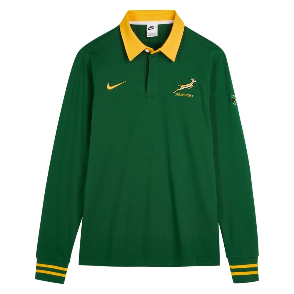 Kid's South Africa Springboks 2026/27 Home Heritage Long Sleeve Shirt