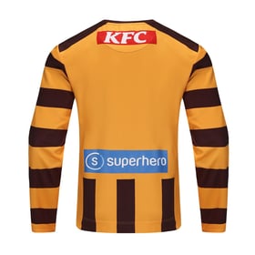Kid's Hawthorn Hawks 2025 Home Long Sleeve Guernsey