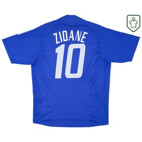 Men's France 2002/04 Home Retro Shirt Zidane #10
