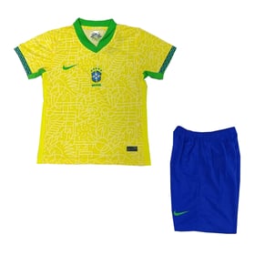 Kinder Brasilien Heimtrikot+Kurze Hosen Copa America 2024