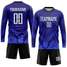 Jersey Dark Custom Sublimation Royal-Navy Soccer White Purple Uniform
