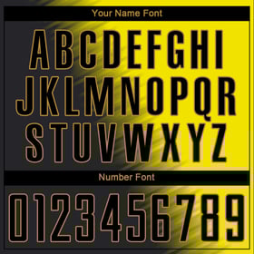 Soccer Sublimation Uniform Custom Black-Old Gold Gold Jersey