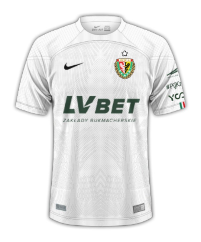 Kinder Śląsk Wrocław 2023/24 Auswärts Shirt