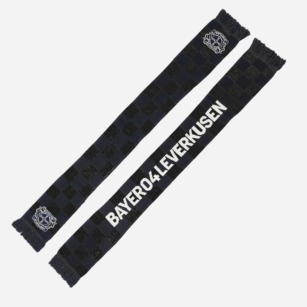 Bayer 04 Leverkusen Check Scarf  - Black/Grey