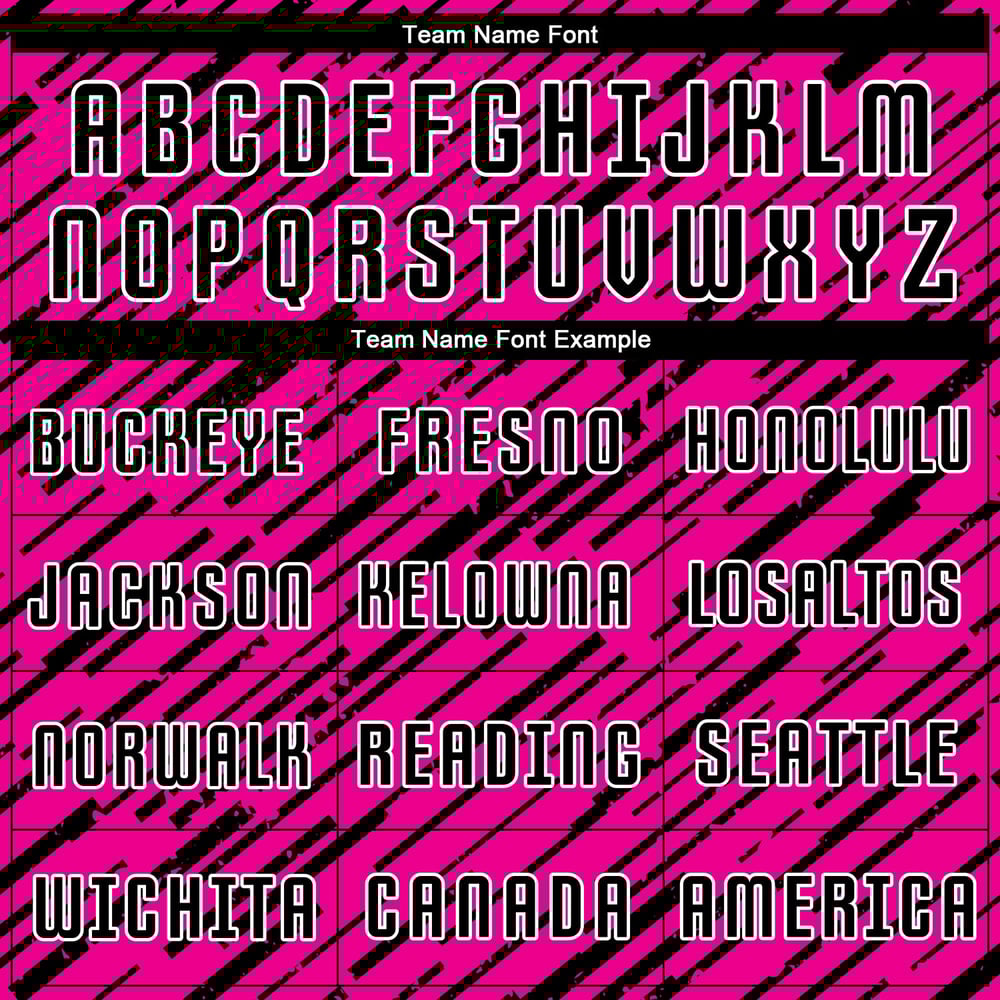 Custom Soccer Jersey Pink Uniform Sublimation Black-White