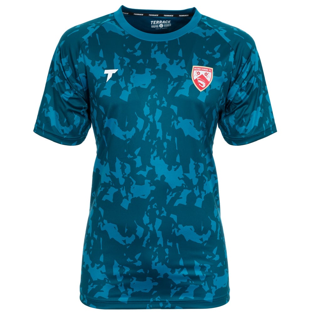 Camisola troisième authentique d'entraînement Homme Morecambe 2024/25 - Bleu