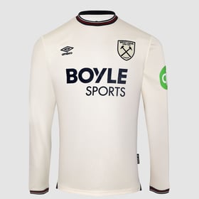 Damen West Ham United 2025/26 Auswärtstrikot langarm