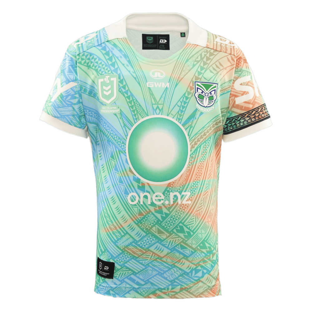 Kid's New Zealand Warriors 2025 Pasifika Shirt