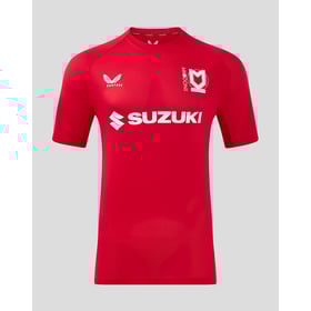 Herren MK Dons 2024/25 Drittes Authentisches Training Shirt - Rot