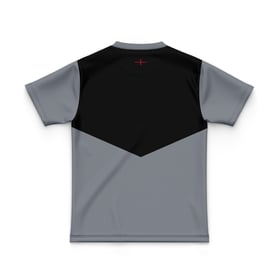 Kid's England Rugby 2024/25 Third Authentic Gym Training Shirt - Grey