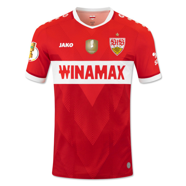 Men's VfB Stuttgart 2024/25 Away Cup Final Shirt - Red