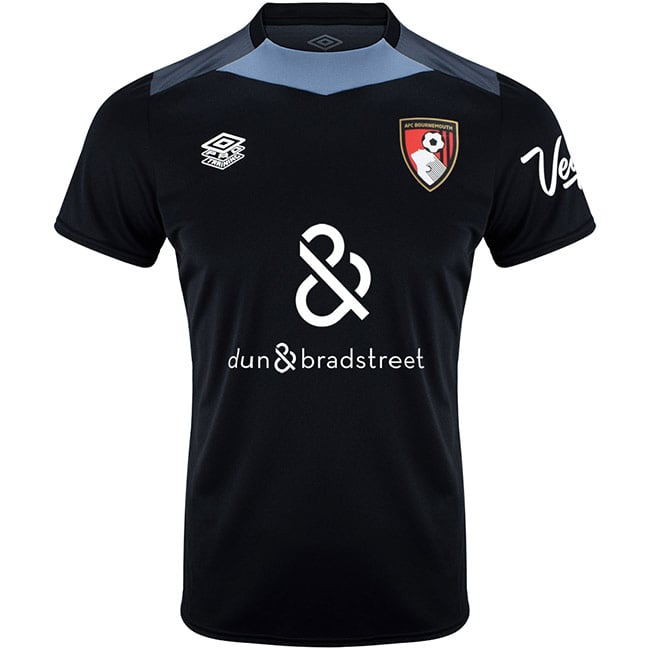 Herren AFC Bournemouth 2024/25 Dritttrikot Training Authentic - Schwarz