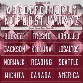 White Sublimation Custom Jersey Crimson Uniform Soccer