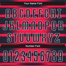 Jersey Custom Sublimation Red Soccer Uniform Navy-White