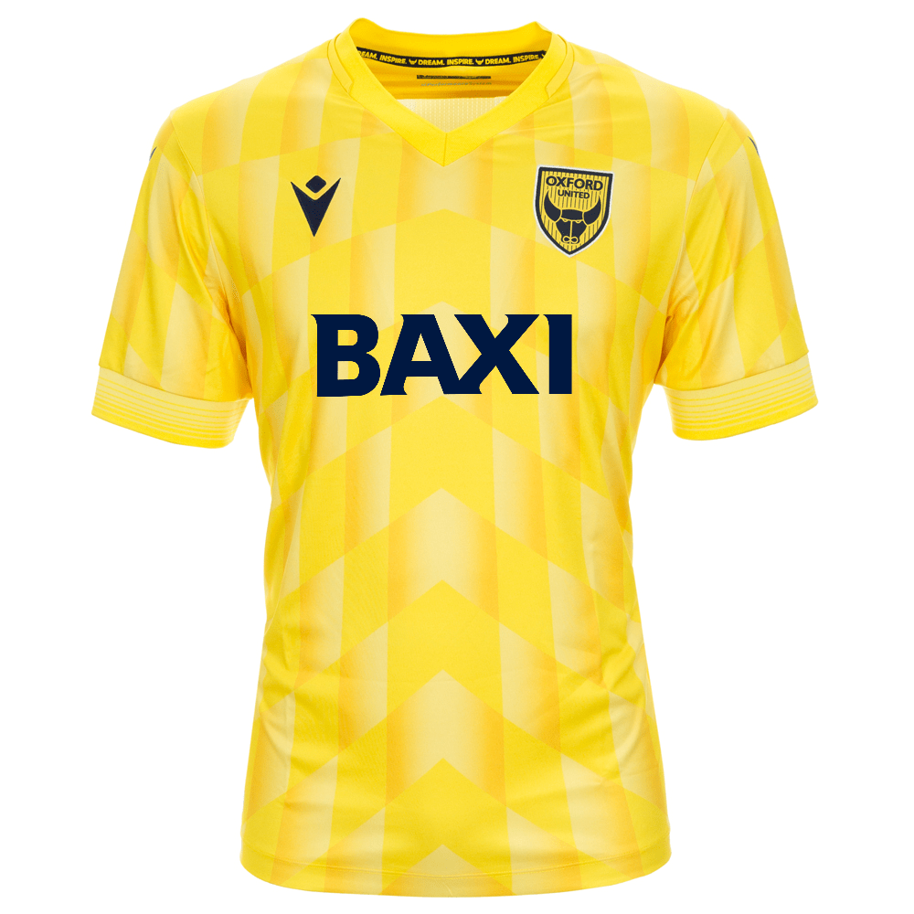 Kind Oxford United 2024/25 Heimtrikot