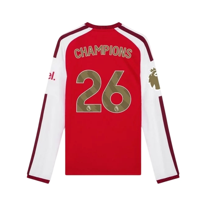 Maillot Arsenal Champion de Premier League Manches Longues Femme #26